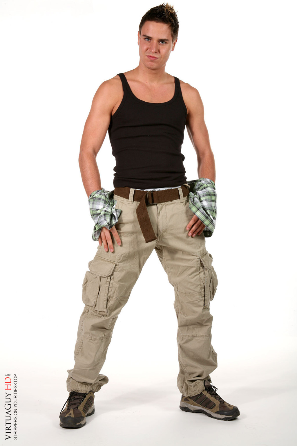 Handsome guy showing his stiff dick and butt #76977255