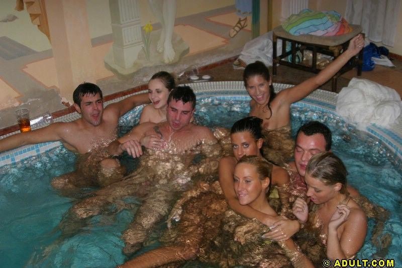 nude girls and guys having in the jacuzzi #72843309