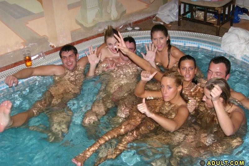 nude girls and guys having in the jacuzzi #72843313