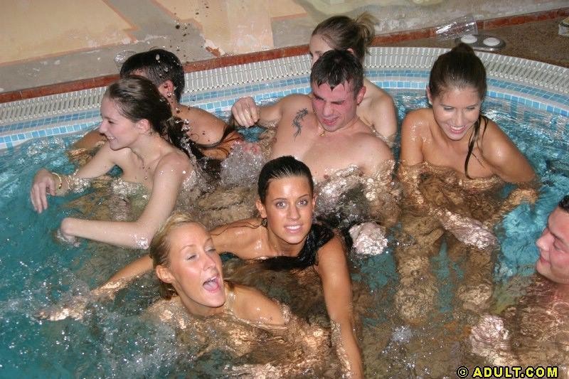 nude girls and guys having in the jacuzzi #72843330