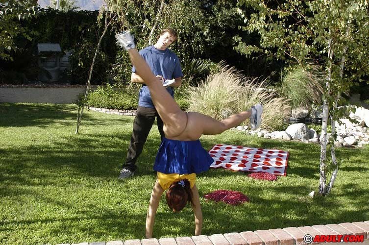 Redhead cheerleader fucks well to join the squad #75474228