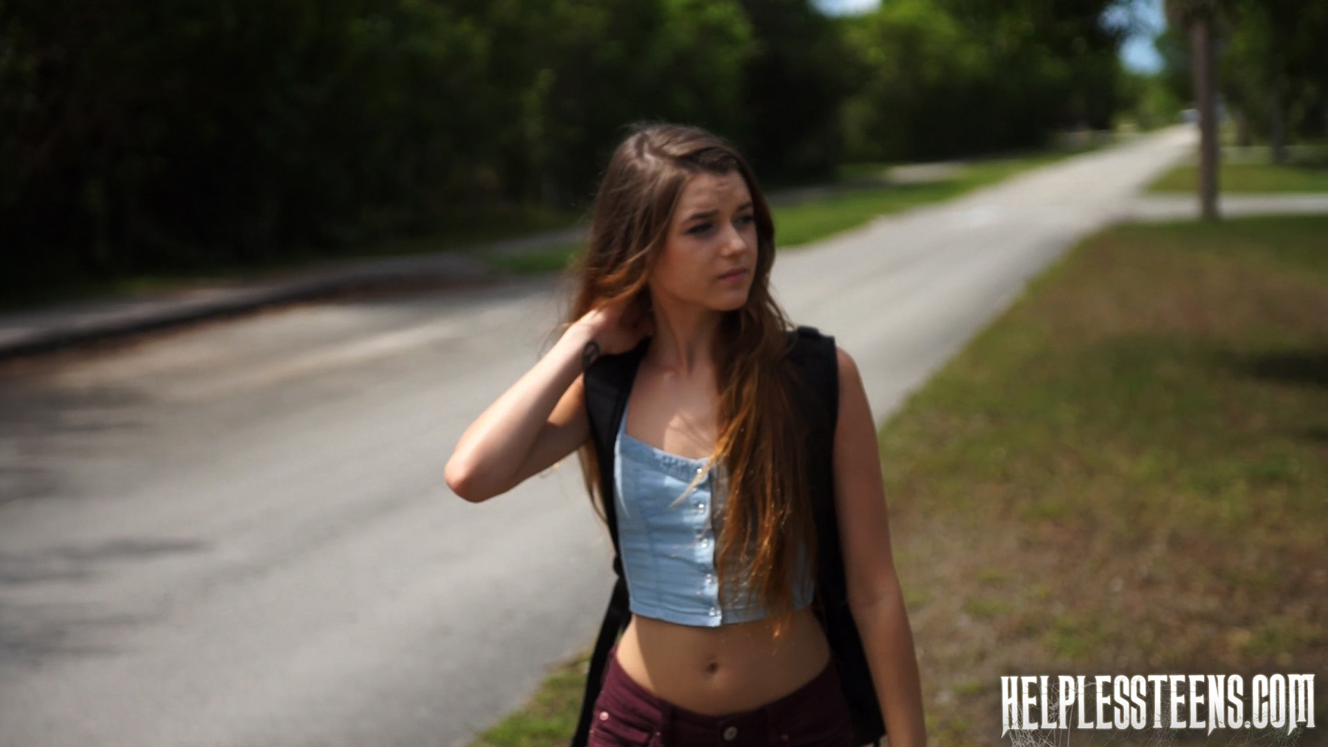 Helpless teen Alex Mae went out for a hike. She took a wrong turn and is now los #71873141