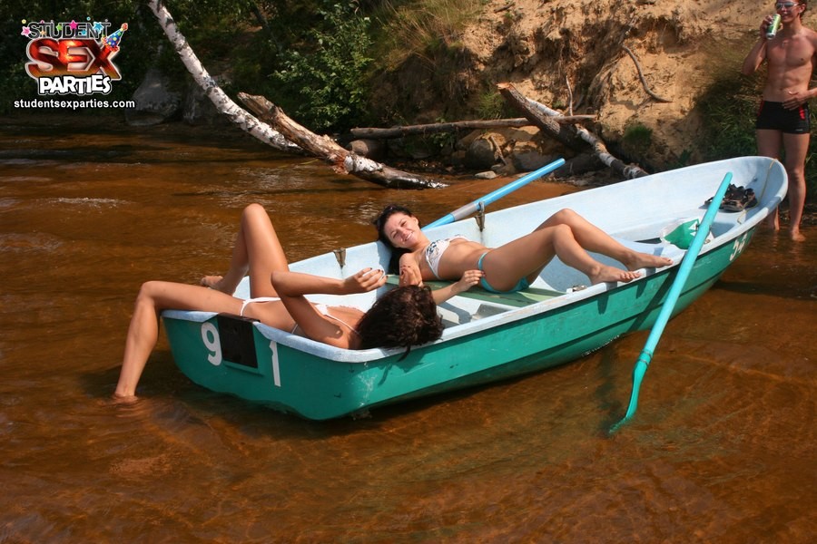 Students orgy in boats #76768312