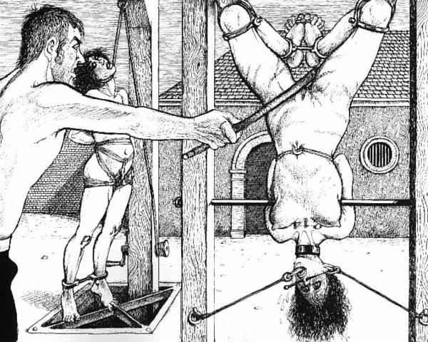 classic evil female dungeon bondage horror art and drawings #69649952