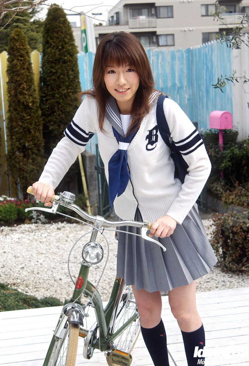 Japanese schoolgirl in uniform #69753804