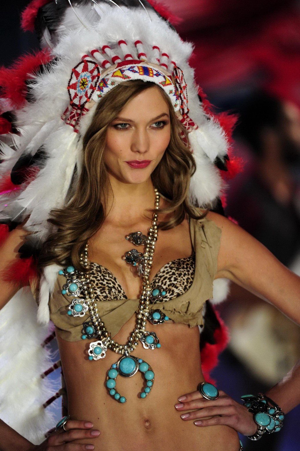 Karlie Kloss wearing sexy lingerie at 2012 Victoria's Secret Fashion Show in NYC #75248588