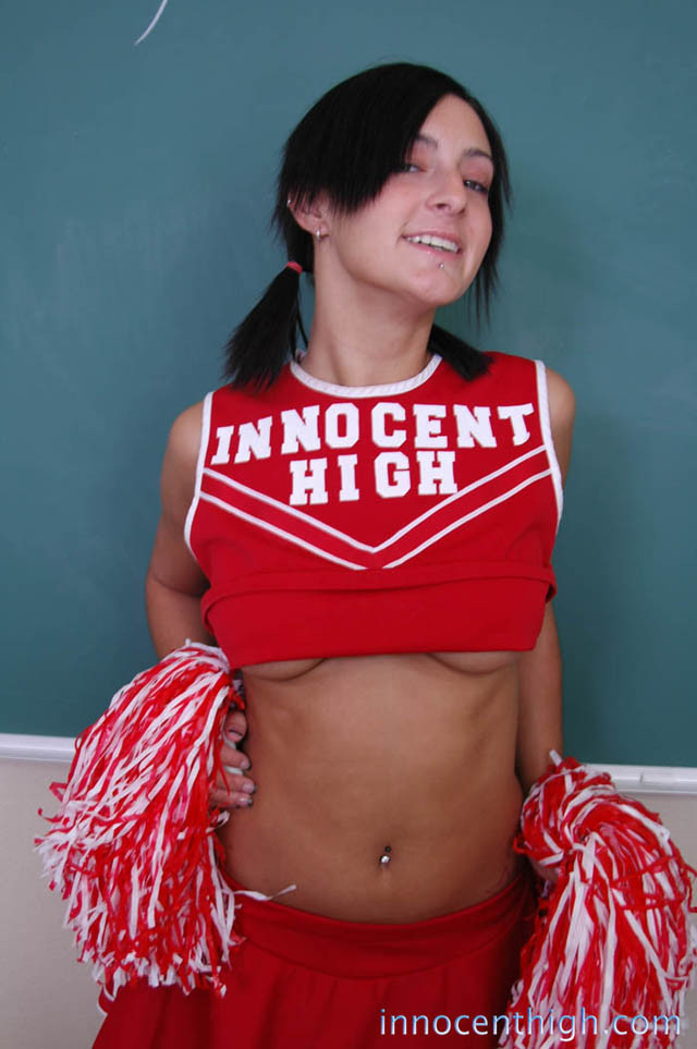 Fine ass brunette cheerleader begs professor for his cock #74827455