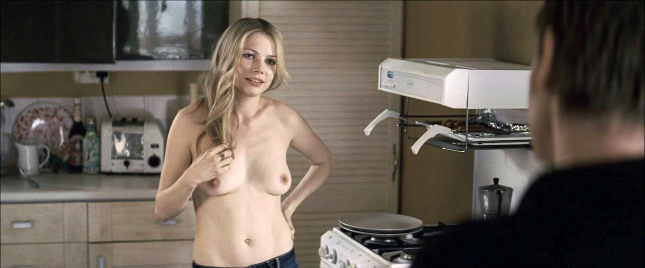 Michelle Williams showing her nice boobs and fucking hard from behind in movie #75307469