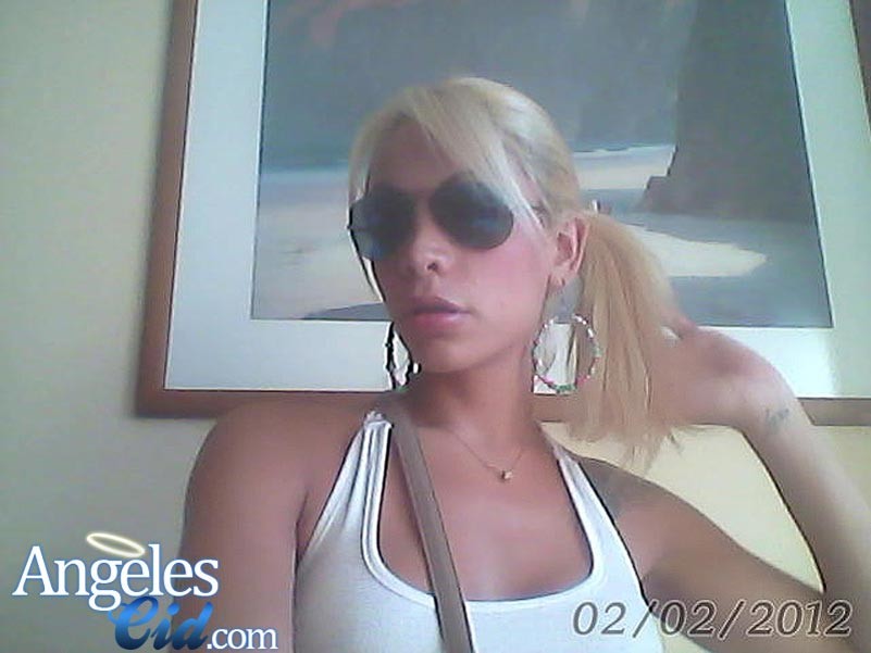 Angeles Cid posing in front of her web cam #79210010