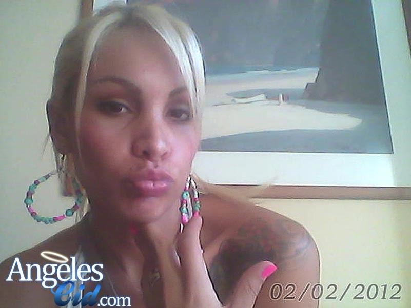 Angeles Cid posing in front of her web cam #79210018