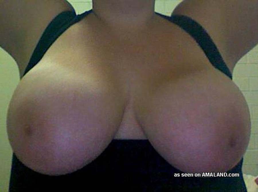 Photos of a chunky chick showing her giant juicy melons #71726899