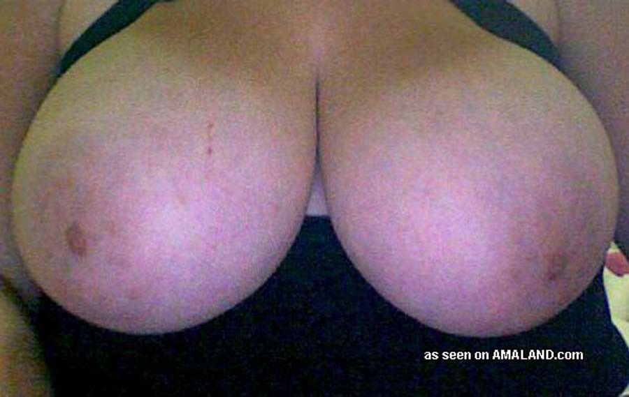 Photos of a chunky chick showing her giant juicy melons #71726904