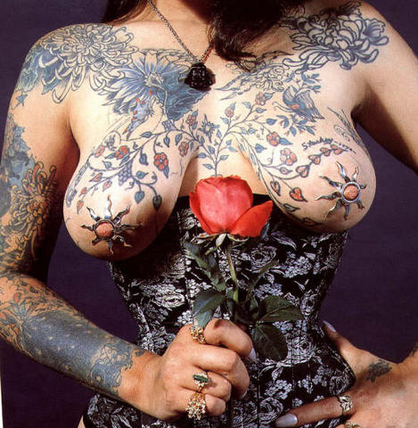 erotic body art tattoo and piercing #67512262
