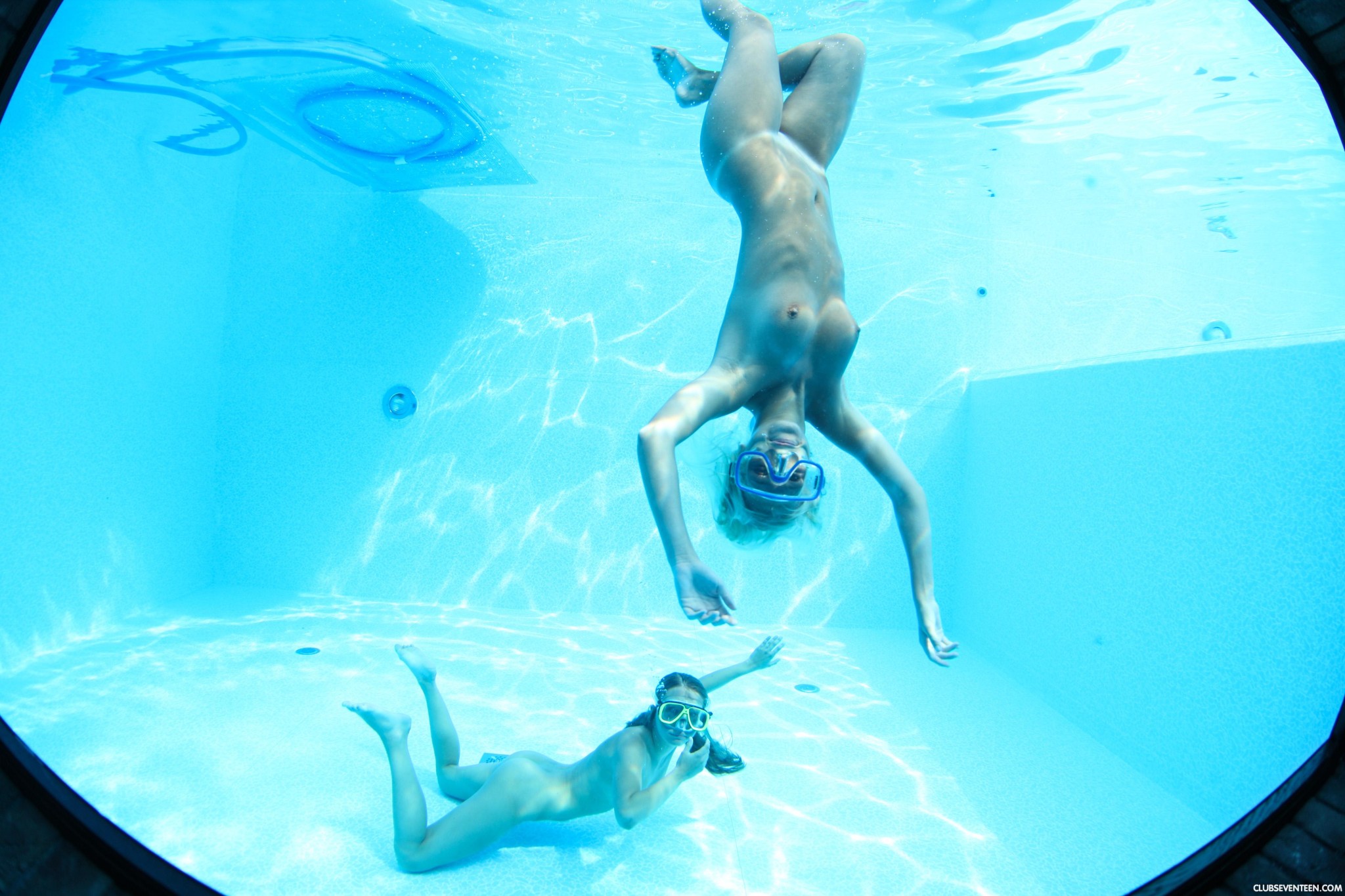 Sara and Nessy swimming naked #67478803