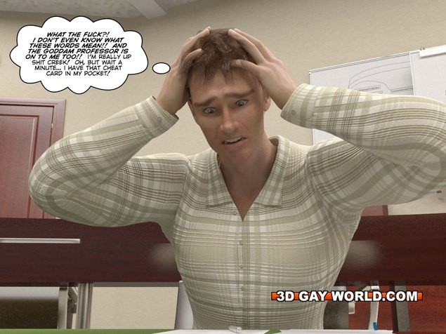 Cunning student 3D gay comics male hentai cartoons anime gay #69411574