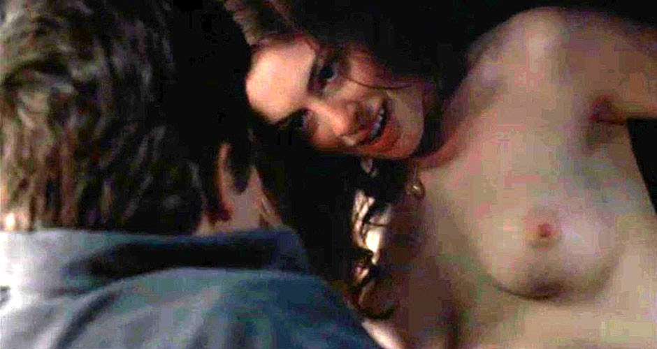 Anne Hathaway exposing her nice big tits in some nude movie caps #75390307