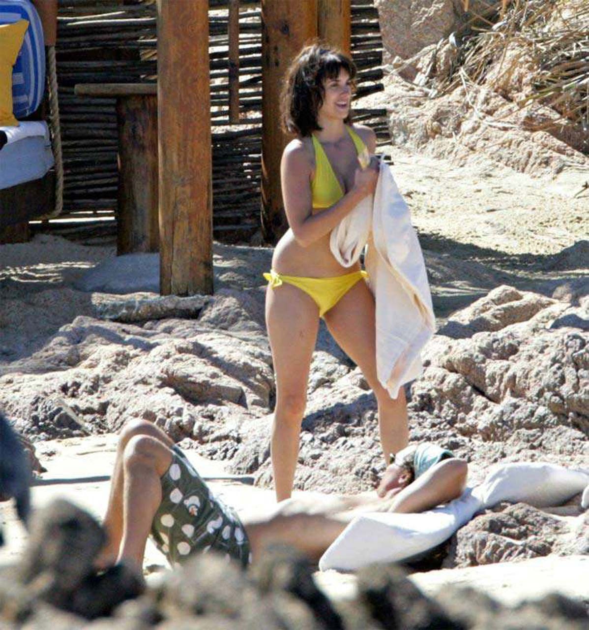 Penelope Cruz sexy and hot bikini and nipple slip paparazzi photos #75306234