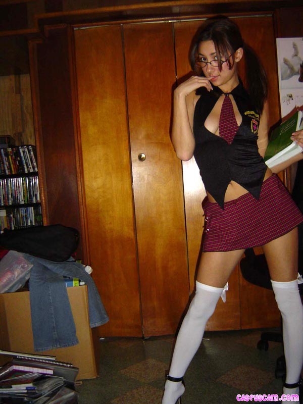 Busty asian schoolgirl in uniform #70010946