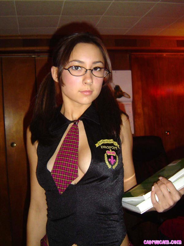 Busty asian schoolgirl in uniform #70011027