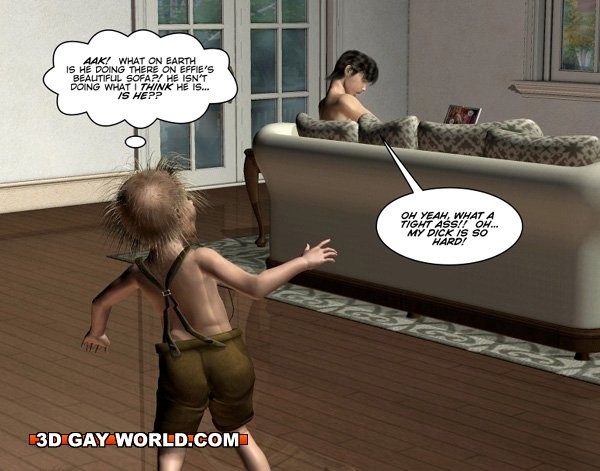 Cum fiesta of house elf 3D gay comics male anime voyeur cartoons #69415045