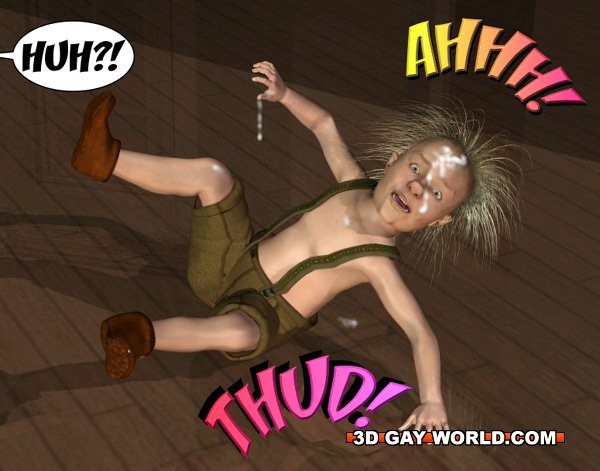 Fête du sperme de l'elfe de maison 3d gay comics male anime voyeur cartoons
 #69415063