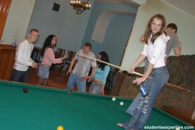 Home Video With Studs Fucking On Billiard-table