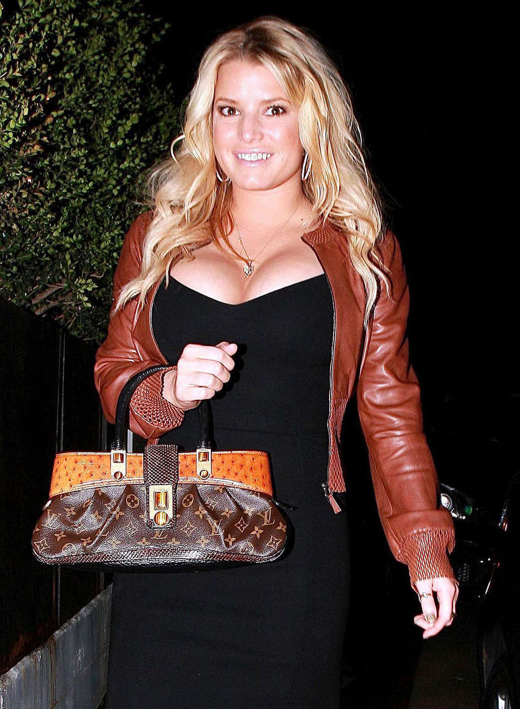 Jessica Simpson very sexy and hot nipple slip and upskirt photos #75332221