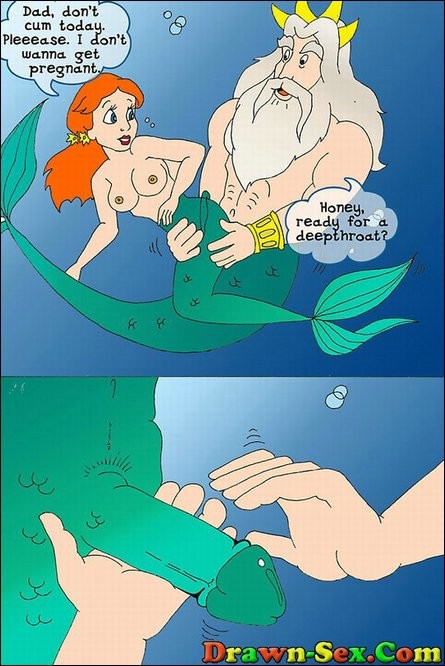 Obscene cartoon sex with Mermaid #69718559