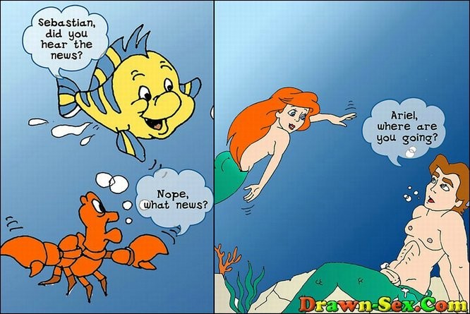 Obszöner Cartoon-Sex mit Meerjungfrau
 #69718592