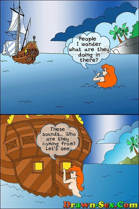 Obszöner Cartoon-Sex mit Meerjungfrau
 #69718604