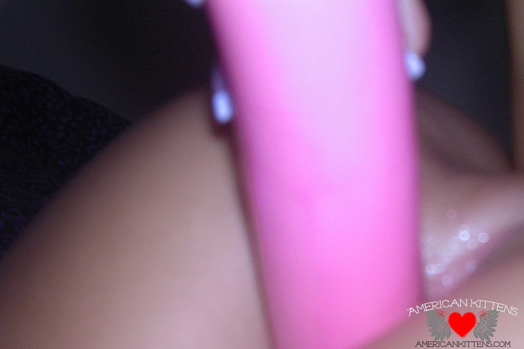 Ashlee masturbates with a pink toy #77164209