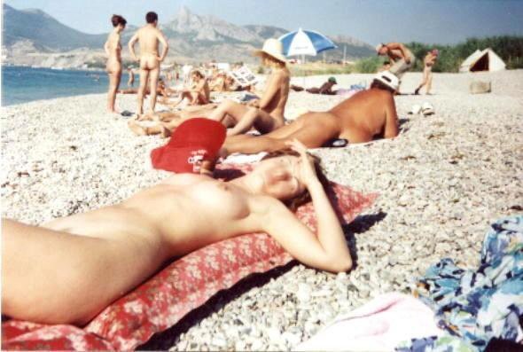You can expect to appreciate viewing this curvy nudist strip naked #72252375