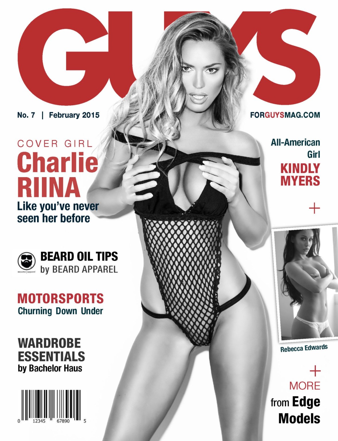 Charlie Riina sexy lingerie photoshoot for Guys Magazine #75170764