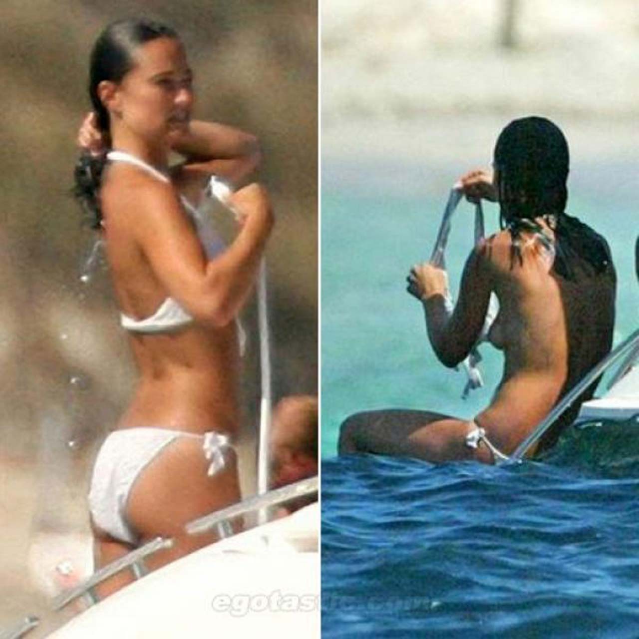 Pippa Middleton dancing without bra and enjoying in topless on yacht #75305282