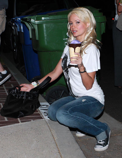 Holly Madison nice shots of her upskirt panties #75380845