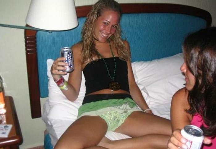 Drunk College Girls Flashing Perky Boobs In Public #76398905