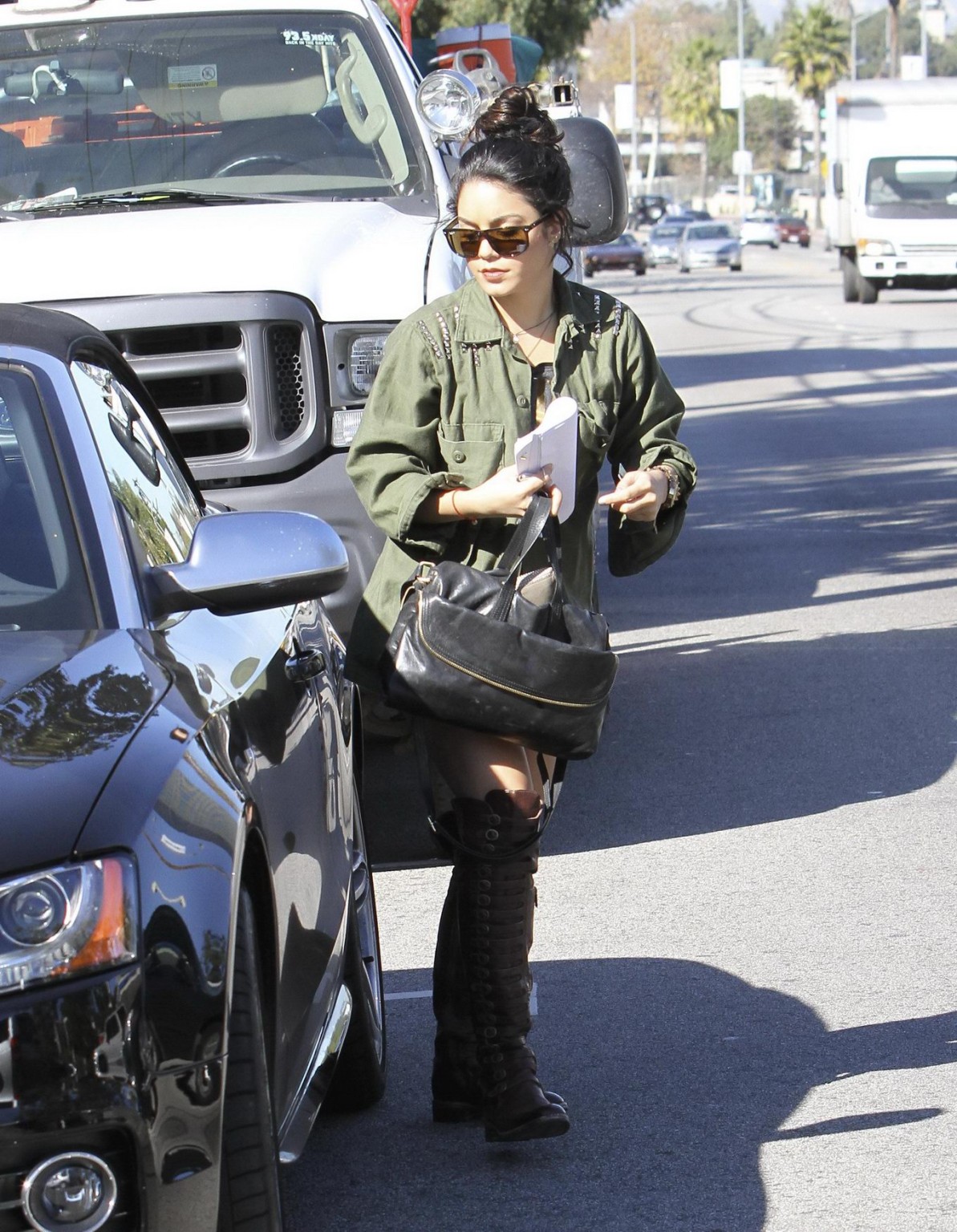 Vanessa hudgens leggy wearing hotpants fuckme boots out in hollywood
 #75276951
