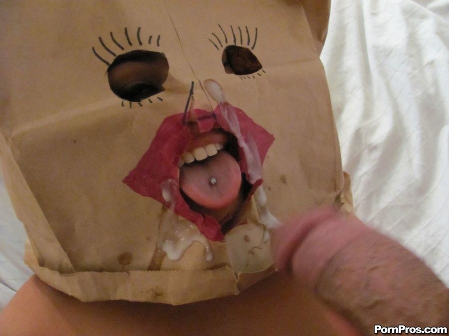 Busty chick with a bag over the head gets fucked #76529319