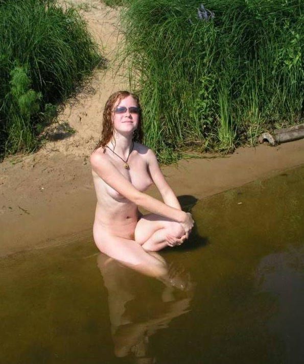 Naked teen nudist allows the water kiss her system #72252798