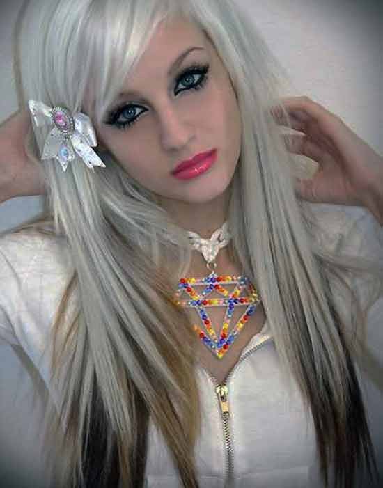 Emo Mädchen lieben es zu necken und zu streifen
 #71399947