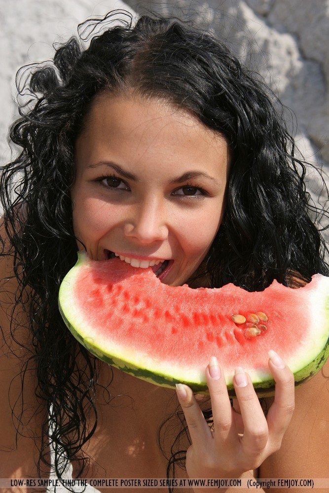 Sexy French girl with melon #75023800