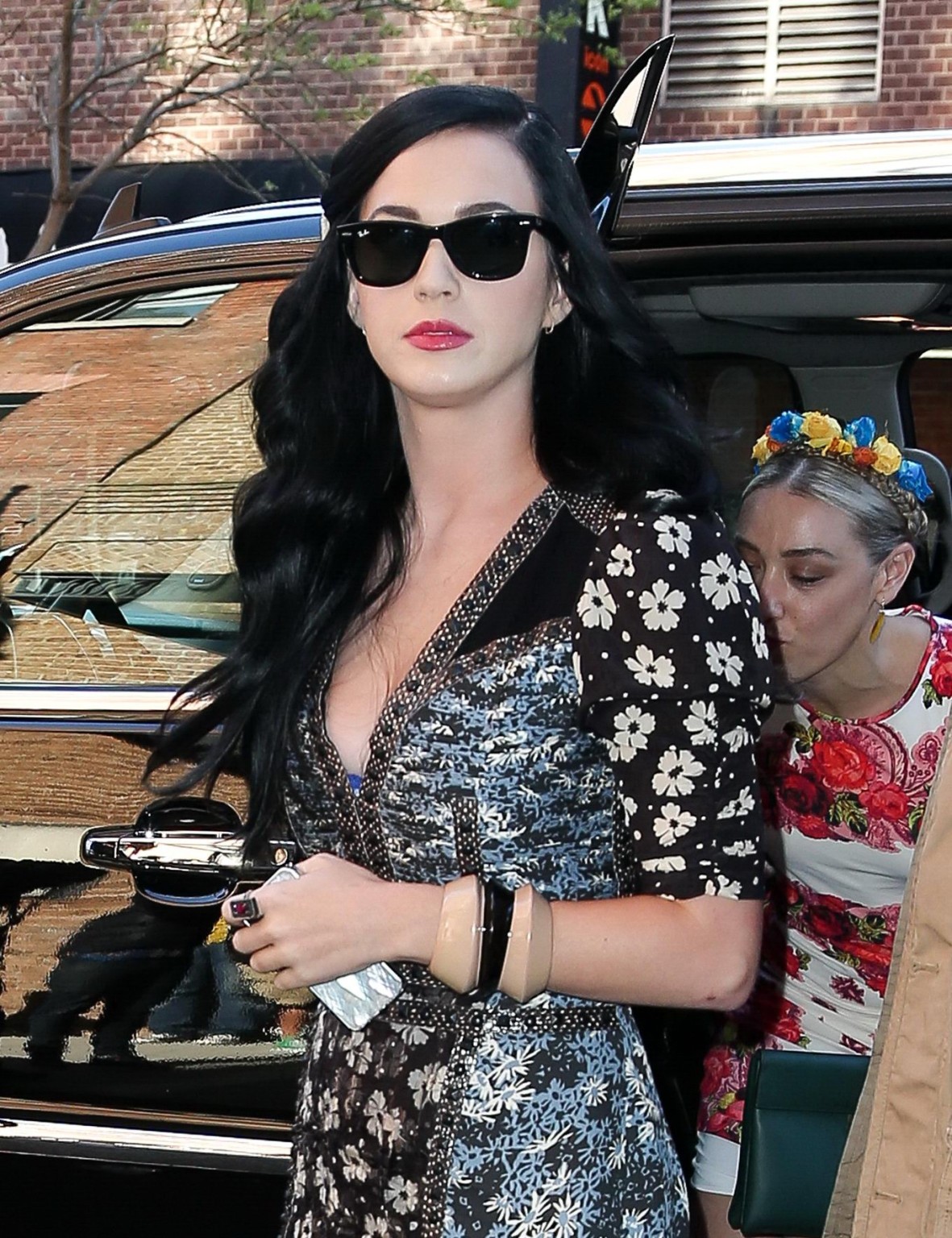 Katy Perry shows huge cleavage while going to see 'Kinky Boots' in NYC #75233508
