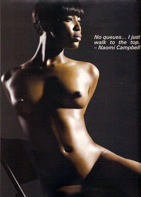 Naomi Campbell nuda e vestita come una puttana
 #75422055