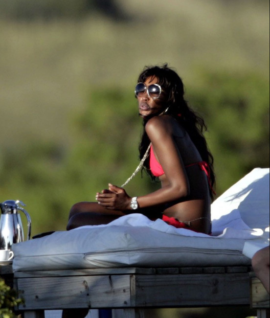 Naomi Campbell nude and dressed up like a whore #75422118
