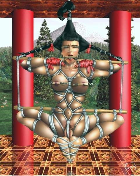 erotic female bondage artwork #69693469