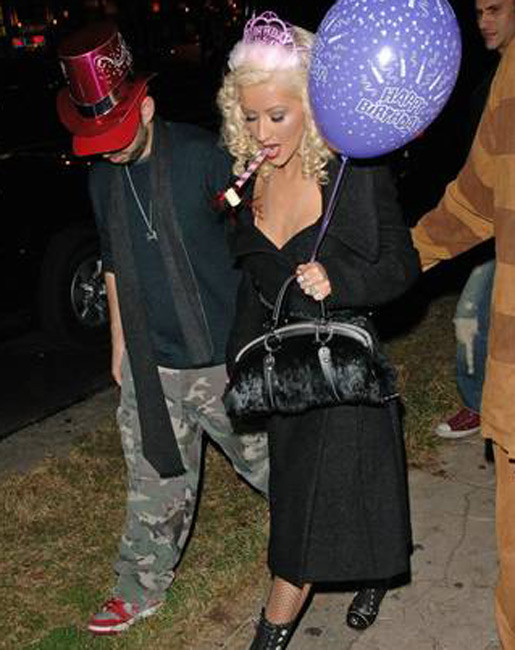 Christina Aguilera nude pussy in public #75425775