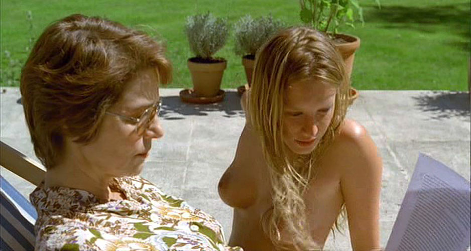 Ludivine Sagnier showing her nice big tits in nude movie caps #75389360
