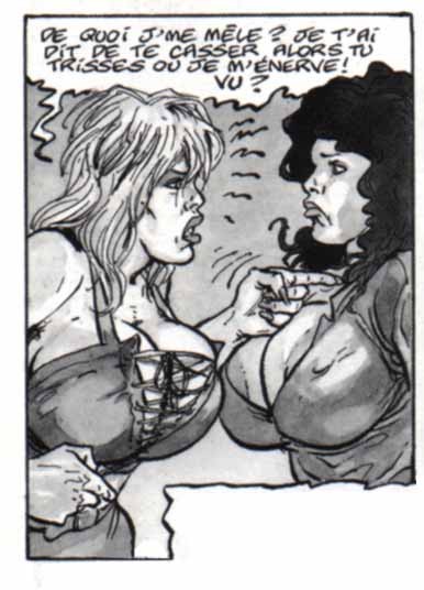 Enorme Brüste Lesben kämpfen um Schwänze zu saugen
 #79105930