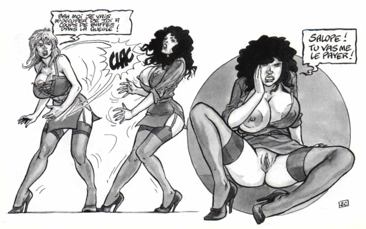 Enorme Brüste Lesben kämpfen um Schwänze zu saugen
 #79105946