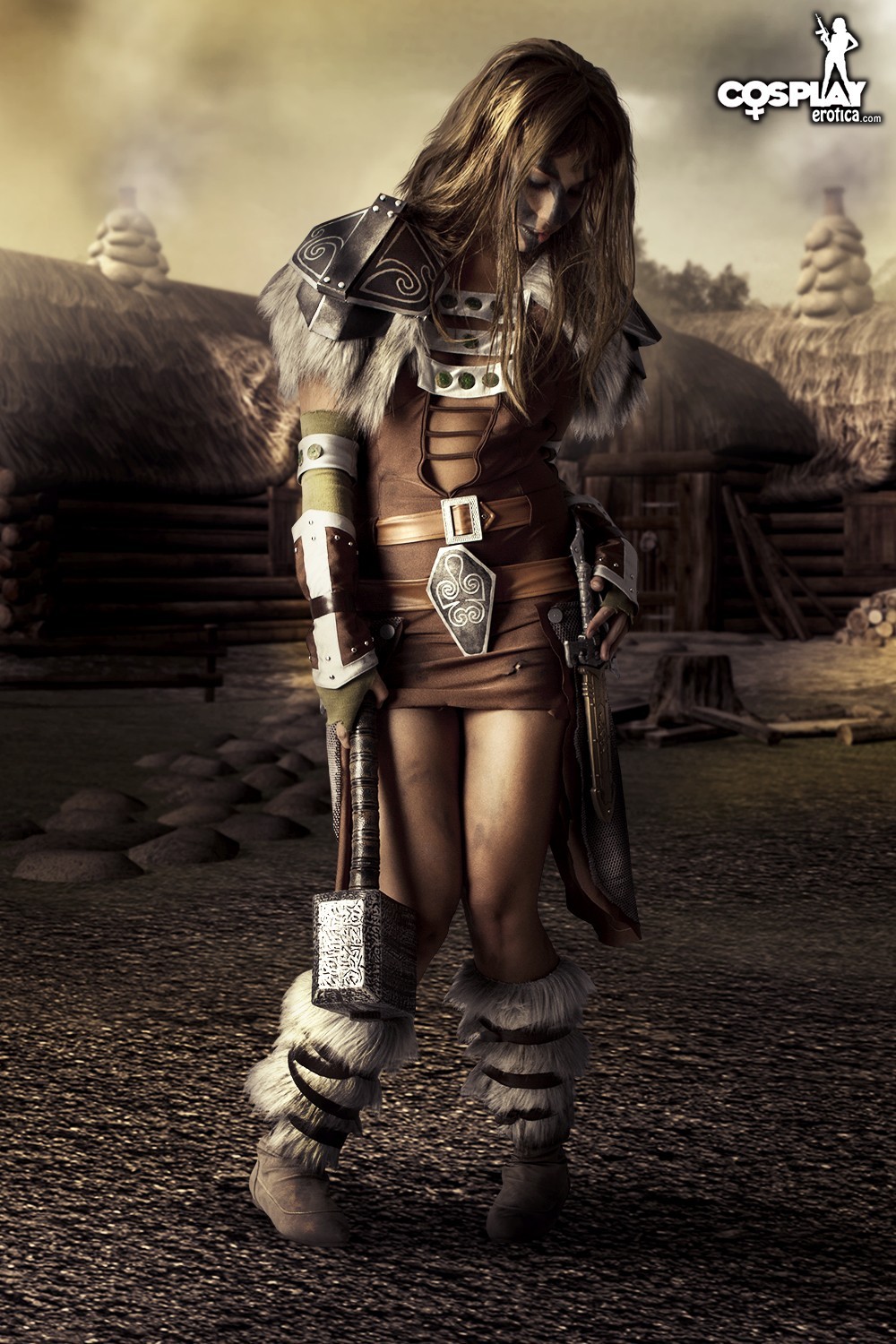 CosplayErotica  Aela The Elder Scrolls nude cosplay #70775953